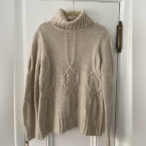 Wool Turtleneck Sweater | Size M